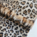 Soft Leopard Animal Print Faux Fur Fabric for Blanket for Garments